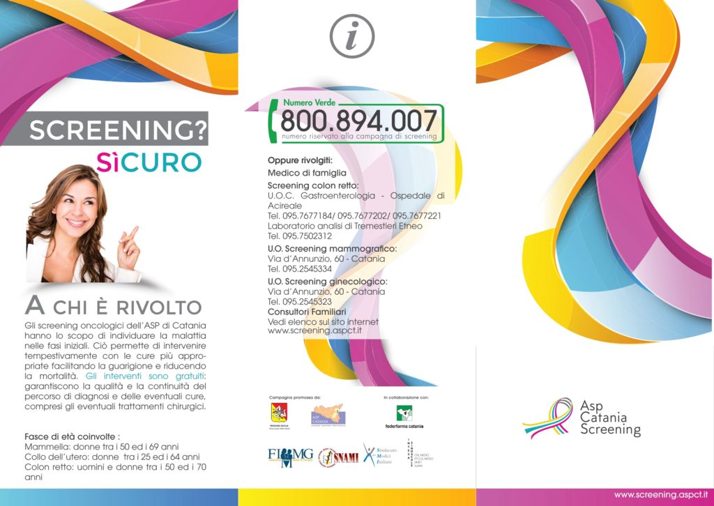 “Screening SICuro” campagna di prevenzione oncologica