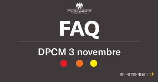 FAQ DPCM 3 novembre