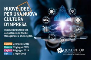 «Nuove idee per una nuova cultura d`impresa» prima tappa del roadshow di Quadrifor